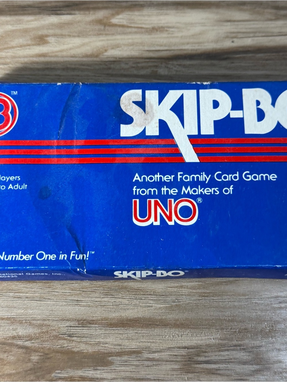 Vintage 80's Skip-Bo Family Card Game 1982 From The Makers Of UNO